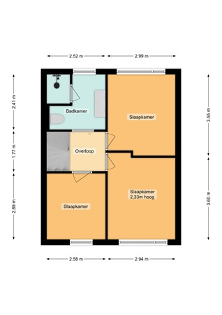 Floorplan - Henriette Roland Holststraat 7, 3141 BK Maassluis